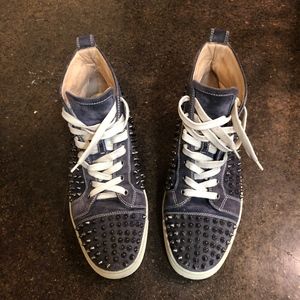 Christian Louboutin Louis Flat Spike Sneakers s9.5